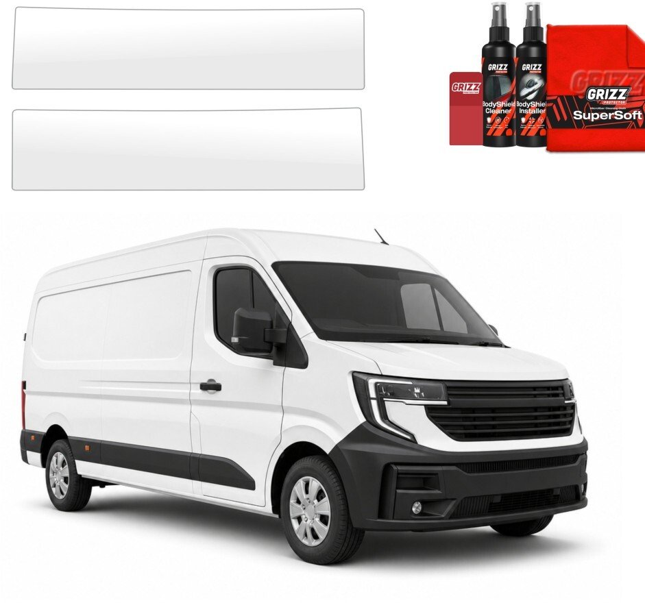 GrizzGlass Bezbarwna folia BodyShieldprogi do Renault